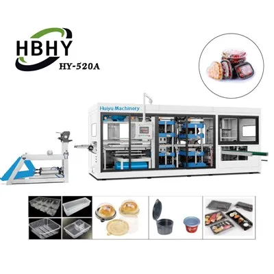 Mesin Thermoforming Plastik Tiga Stasiun